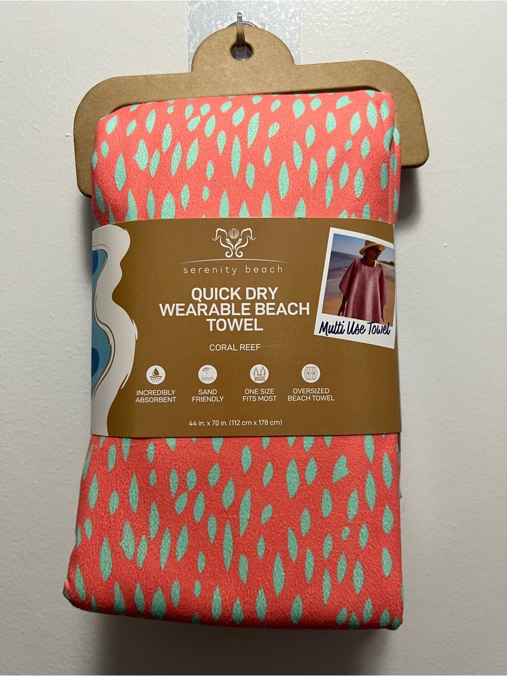 serenity beach | QUICK DRY WEARABLE BEACH TOWEL